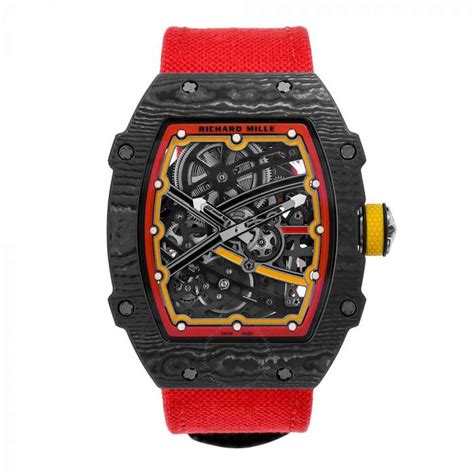 richard mille uhr rot schwarz|richard mille crma1.